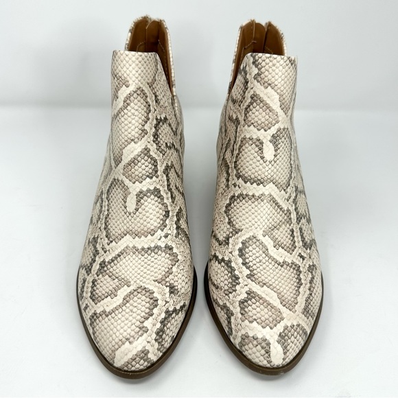 SO° Barb Bone Women's Snake Ankle Boots - Picture 11 of 13